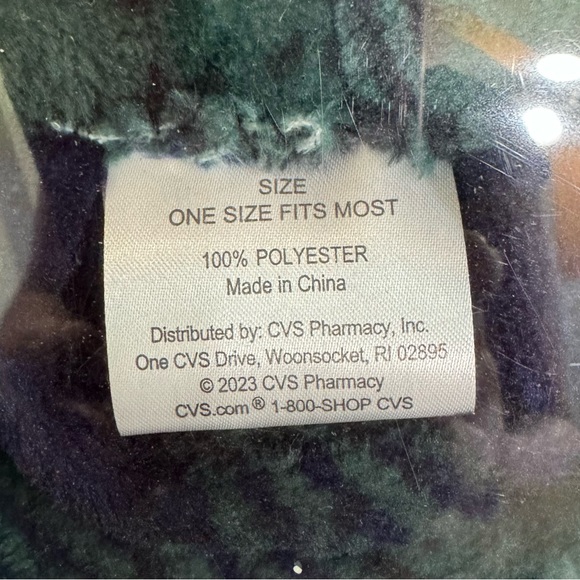 Wayland Square plaid polyester plush robe 50” length M-L men or women NWOT - Picture 7 of 7